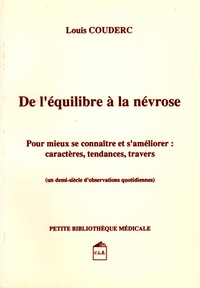 Picture of DE L'EQUILIBRE A LA NEVROSE