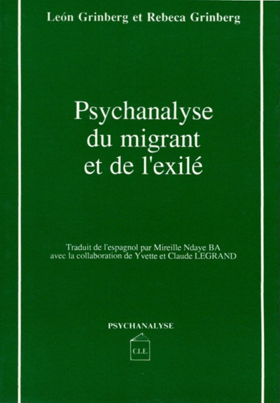 Image de PSYCHANALYSE DU MIGRANT ET DE L'EXILE