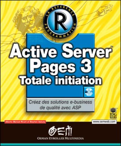 Image de Active Server  Pages 3 Totale initiation