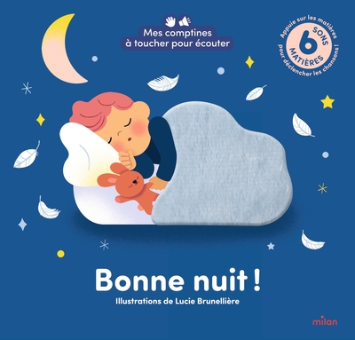 Image de Mes comptines à toucher pour écouter - Bonne nuit ! 6 sons à écouter - 6 matières à toucher