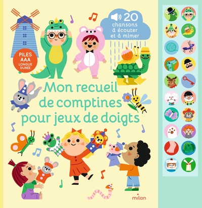 Picture of Mon recueil de comptines pour jeux de doigts