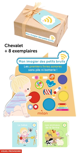 Picture of Colis 8 ex. + chevalet Mon imagier des petits bruits Milan 2023