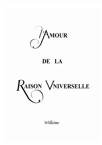 Picture of l'Amour de la Raison universelle