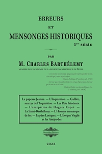 Picture of Erreurs et mensonges historiques