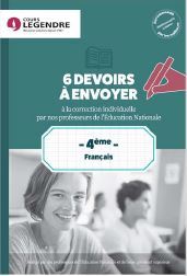 Picture of 4ème Français 6 devoirs à envoyer