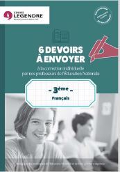 Picture of 3ème Français 6 devoirs à envoyer