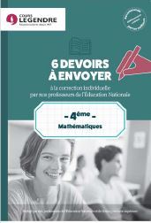 Picture of 4ème Mathématiques 6 devoirs à envoyer