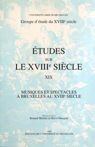 Image de Musiques et spectacles à Bruxelles au XVIIIe siècle