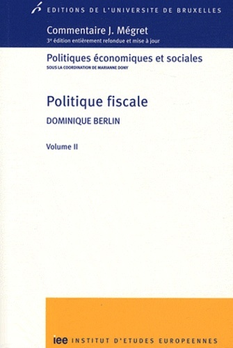 Picture of POLITIQUE FISCALE. VOLUME 2