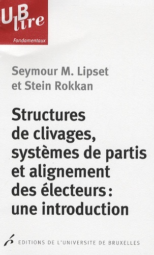 Picture of STRUCTURES DE CLIVAGES, SYSTEMES DE PARTIS ET ELIGNEMENT DES ELECTEURS : UNE INT