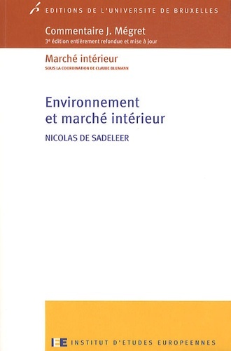 Picture of ENVIRONNEMENT ET MARCHE INTERIEUR COMMENTAIRE MEGRET 3E ED ENTIEREMENT REFONDUE