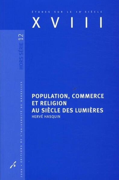 Image de Population, commerce et religion au siècle des Lumières