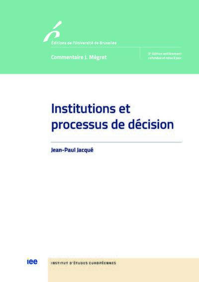Picture of Institutions et processus de décision