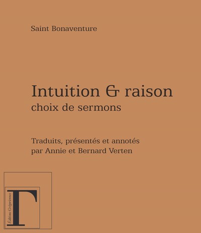 Image de INTUITION & RAISON, CHOIX DE SERMONS
