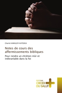 Image de Notes de cours des affermissements bibliques