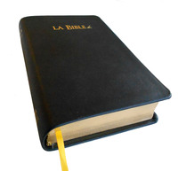 Image de Bible Segond 21 compacte : cuir véritable noir, tranches or