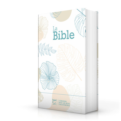 Image de Bible Segond 21 compacte toilée matelassée motif feuilles