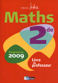 Image de Indice Mathématiques 2de 2010 Livre du professeur