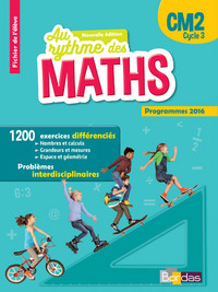 Image de Au rythme des maths CM2 cycle 3 fichier l'élève 2016