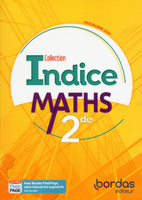 Image de Indice Maths 2de 2019 - Manuel de l'élève