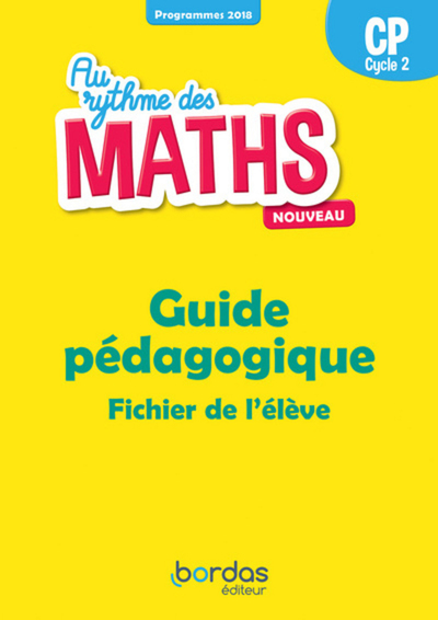 Image de Au rythme des Maths CP 2019 Guide Pédagogique
