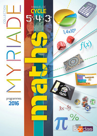 Picture of Myriade Mathématiques Cycle 4 2016 Manuel élève
