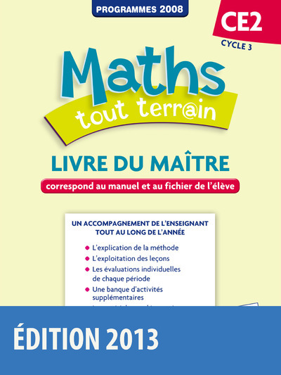 Image de Maths tout terrain CE2 2013 Livre du maître
