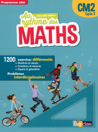Image de Au rythme des maths CM2 2016 Nouvelle édition manuel élève par domaines