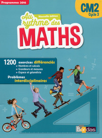 Image de Au rythme des maths CM2 2016 Nouvelle édition manuel élève par domaines