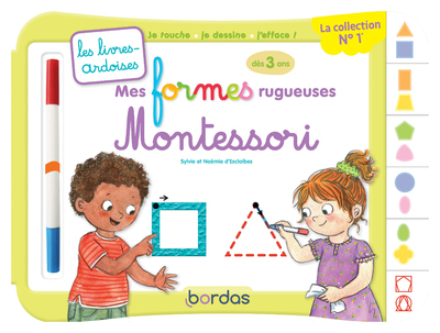 Picture of Les livres-ardoises - Mes formes rugueuses Montessori