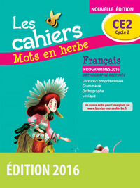Image de Mots en herbe Français CE2 2016 Cahier élève