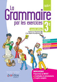 Picture of La Grammaire par les exercices 3e 2019 - Cahier de l'élève