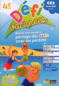 Picture of DéfiVacances CE2 vers CM1 Révise ton année et partage des défis avec tes parents