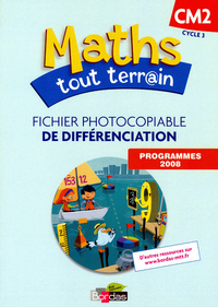 Image de Maths tout terrain CM2 2010 Fichier photocopiable de différenciation