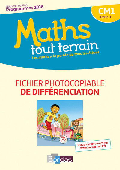 Image de Maths tout terrain CM1 2017 Fichier photocopiable de différenciation