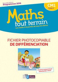 Image de Maths tout terrain CM1 2017 Fichier photocopiable de différenciation