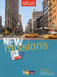 Image de New Missions Anglais 1ère 2015 Manuel de l'élève avec DVD vidéo