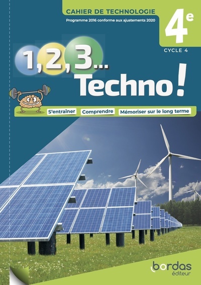 Picture of 1, 2, 3 Techno ! 4e 2021 - Cahier de Technologie élève