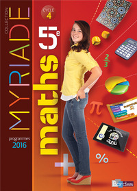 Picture of Myriade Mathématiques 5e 2016 Manuel élève