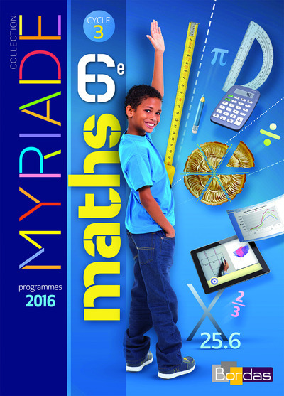 Picture of Myriade Mathématiques 6e 2016 Manuel élève