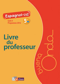 Picture of Buena Onda Collège Espagnol LV2 5e 2016 Livre du professeur