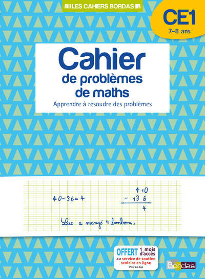 Image de Les cahiers Bordas - Cahier de problèmes de maths CE1