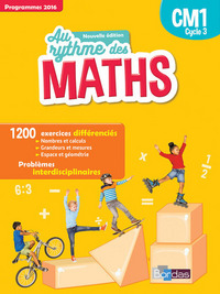 Image de Au Rythme des maths CM1 2017 Manuel élève par domaines