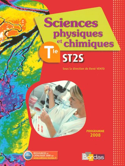 Image de Vento Physique-Chimie Tle ST2S 2008 Manuel de l'élève