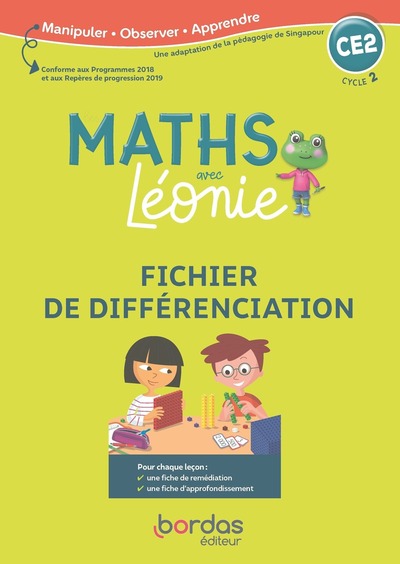 Picture of Les Maths avec Léonie CE2 2020 Fichier de différenciation photocopiable