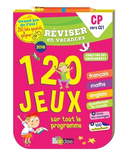 Picture of Réviser en vacances CP vers CE1 - 120 jeux sur tout le programme