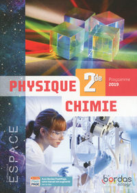 Image de ESPACE Physique Chimie 2de 2019 Manuel de l'élève