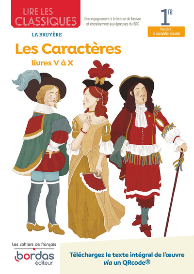 Image de Lire les classiques - Français 1re - Oeuvre Les Caractères - Livres V à X