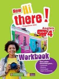 Picture of New Hi there ! Anglais 4e 2017 - Workbook élève