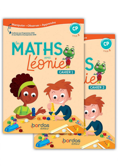 Image de Les Maths avec Léonie CP 2019 Cahiers de l'élève 1 et 2 sous film